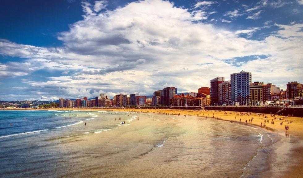 Apto Ramón y Cajal,1- Céntrico y a 200m de Playa San Lorenzo-3hab-Garaje opcional Gijón Exterior foto